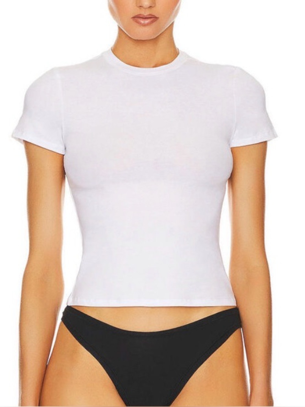 Helsa Baby Tee 2nd Skin Jersey In White